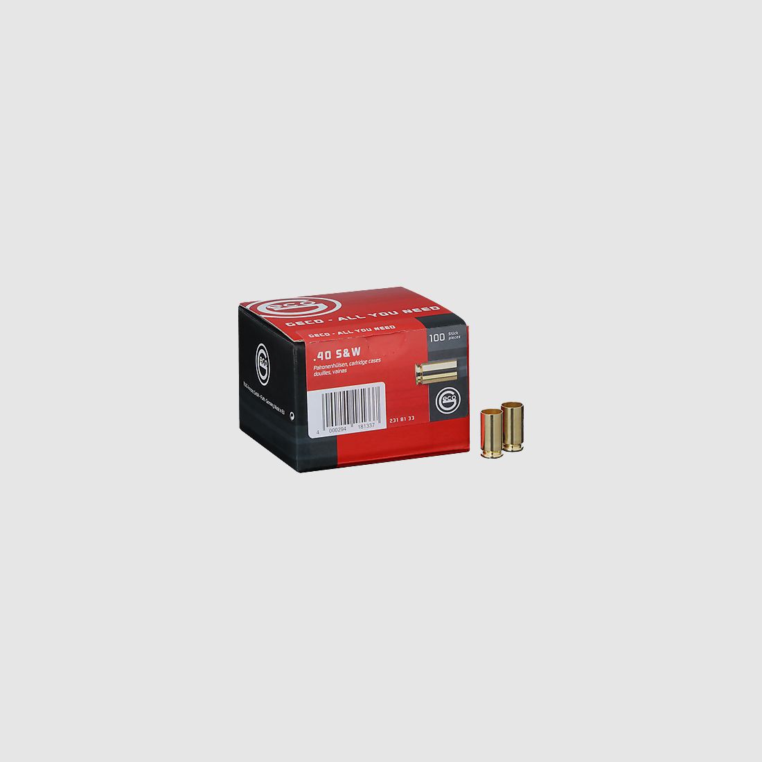 Geco Hülsen .40 S&W 100 Stück #2318133