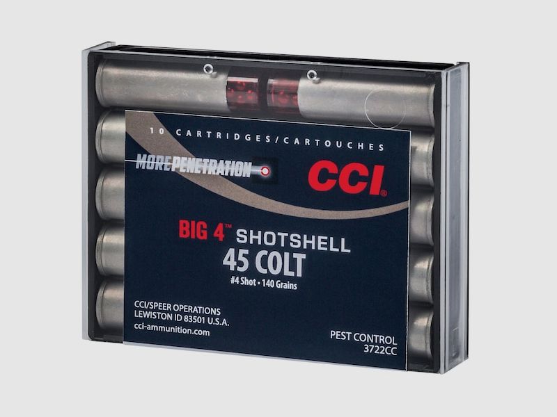 Cartuccia a pallini CCI .45 Colt 140GR 10 cartucce