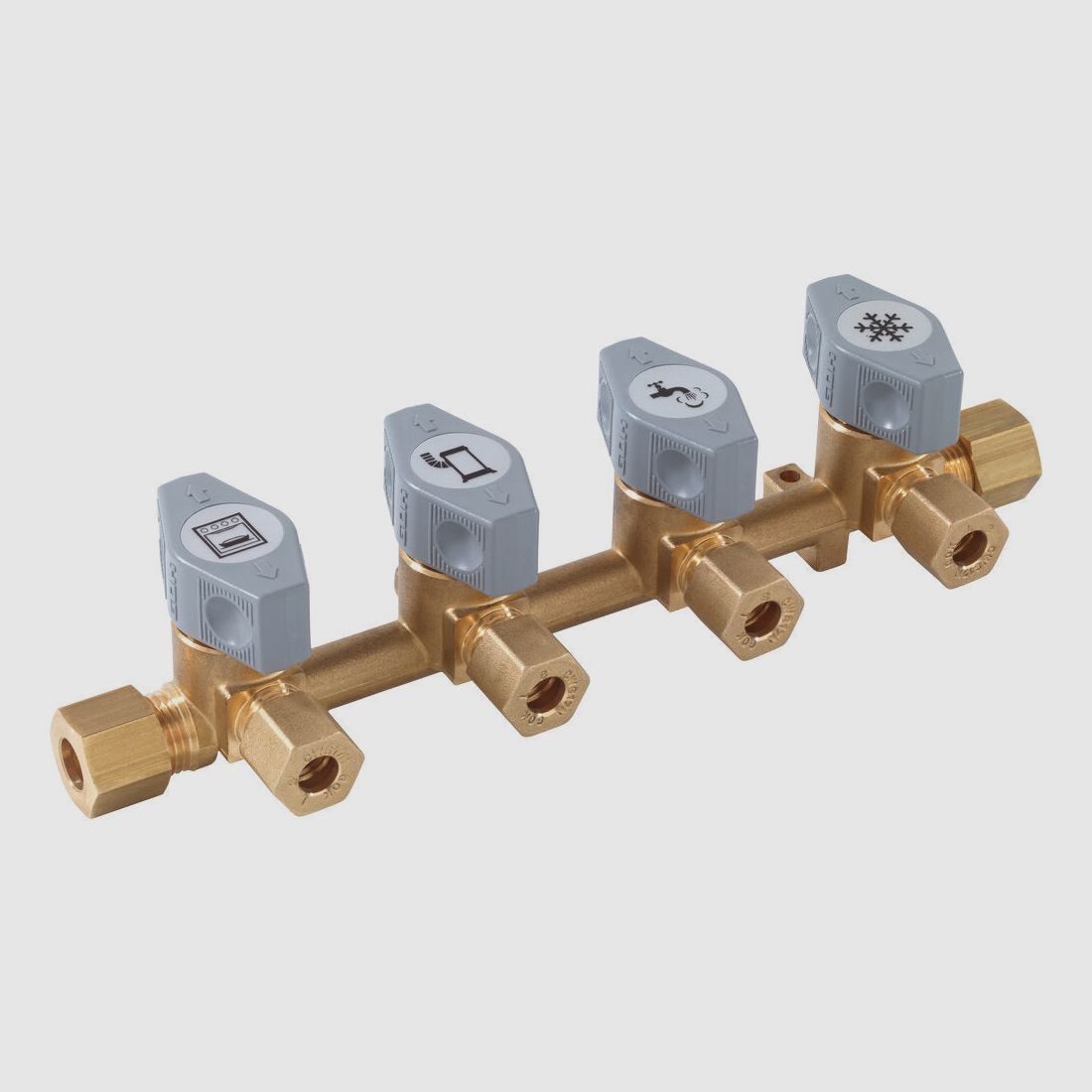 Verteilerblock Marine, RVS 8 x 4 x RVS 8, Bild 1 von 4