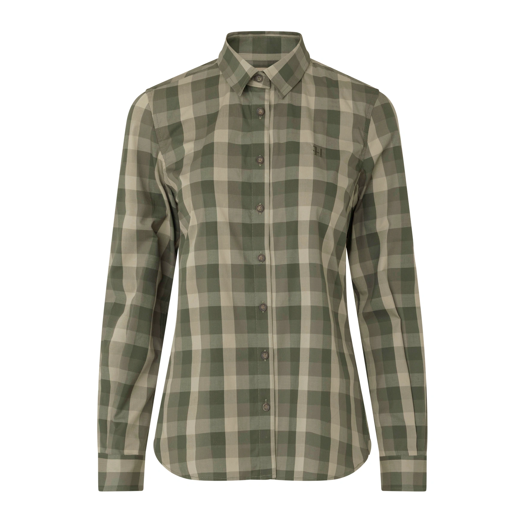 Women's shirt Harkila Akeena L/S - Forest night check (112160200), image 7 of 7