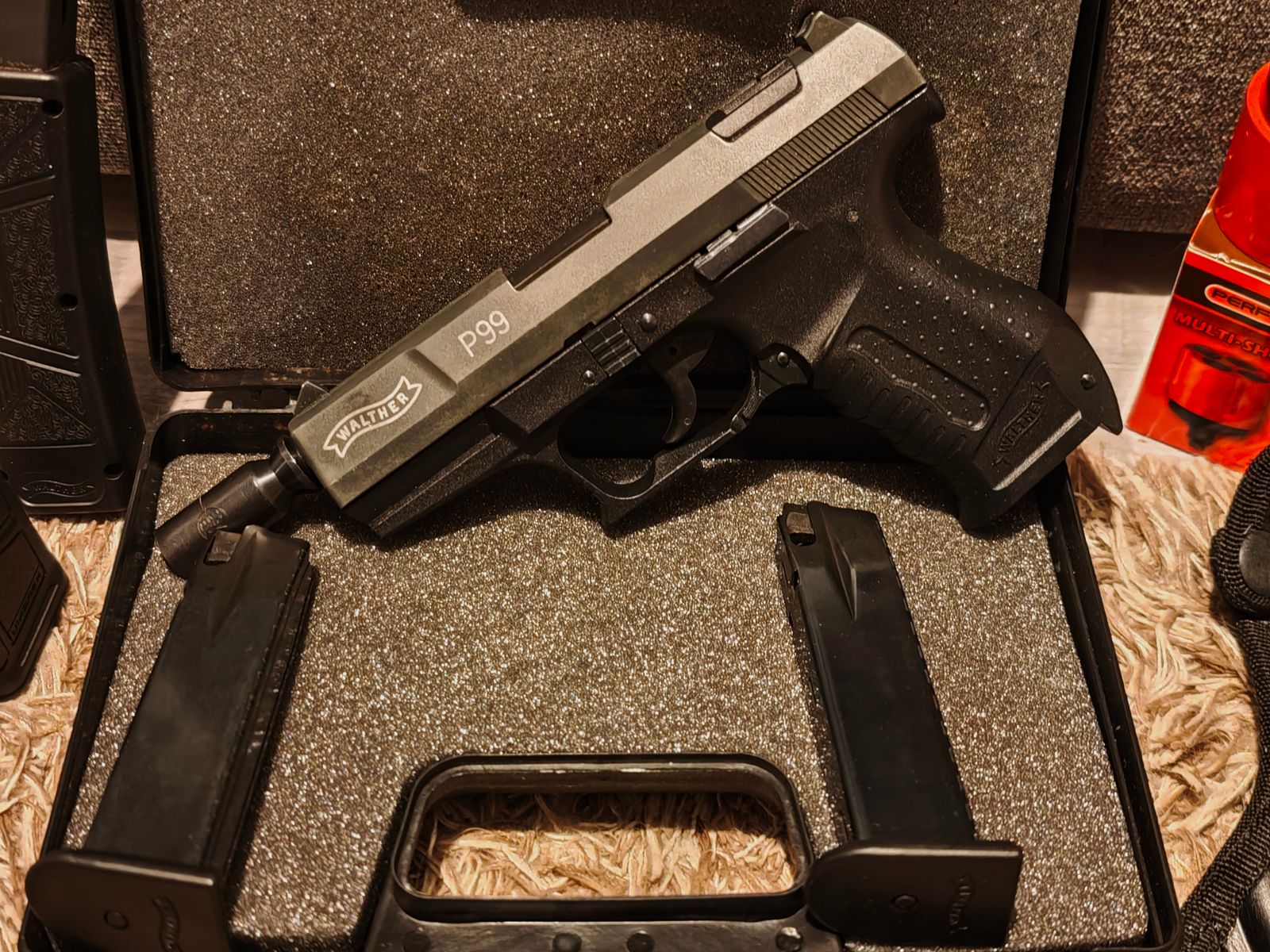 Walther P99 Schreckschuss + Zubehör