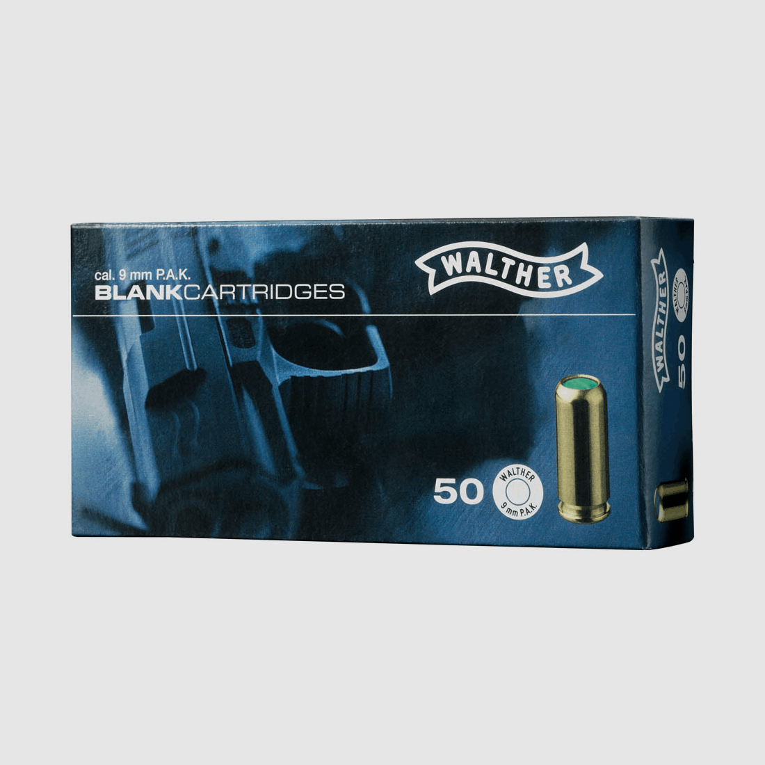 WALTHER BLANK CARTRIDGES 9mm P.A.K. 50 pcs