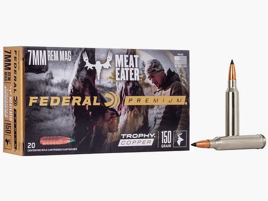 Federal Premium Trophy Copper 7mm Rem. Mag. 150GR 20 cartridges