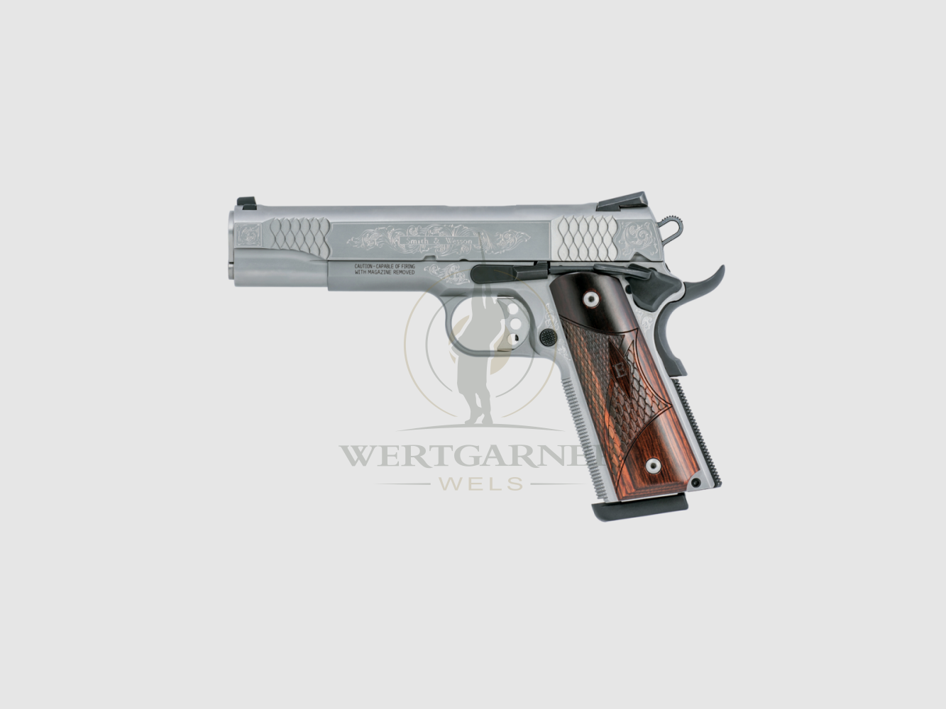 S&W 1911 Engraved .45 ACP 5"