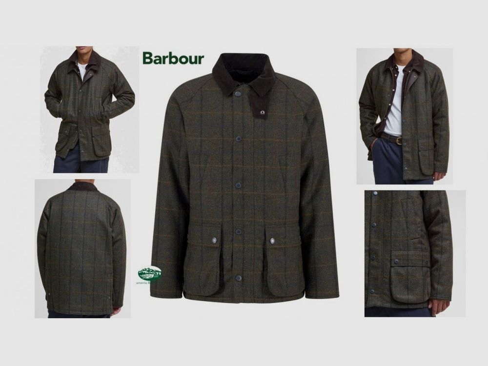 BARBOUR Bedale Wolljacke mit Karomuster