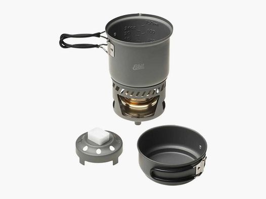 Juego de cocina Esbit con combustible seco