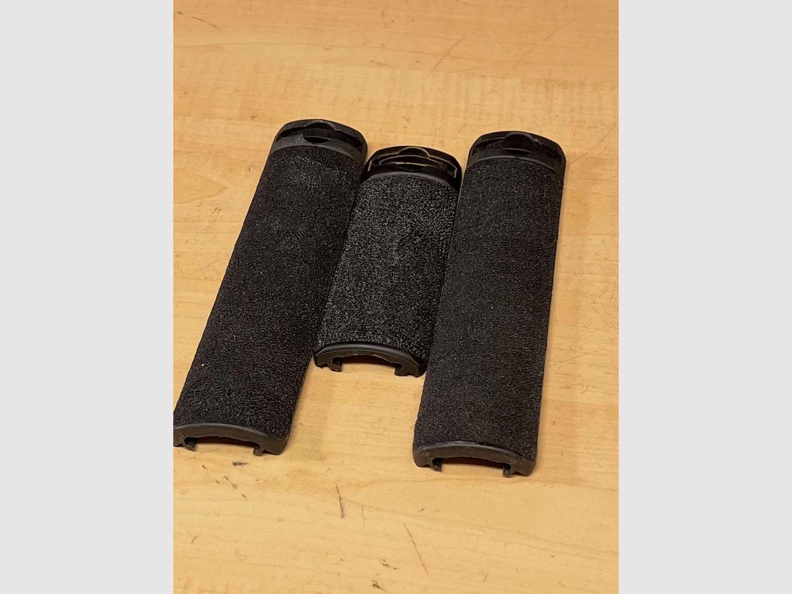 Set de 3 couvercles de rail Picatinny en noir