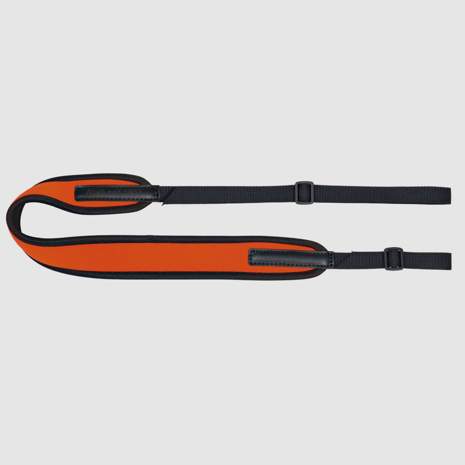 AKAH Gewehrriemen orange Neopren mit Gurtband