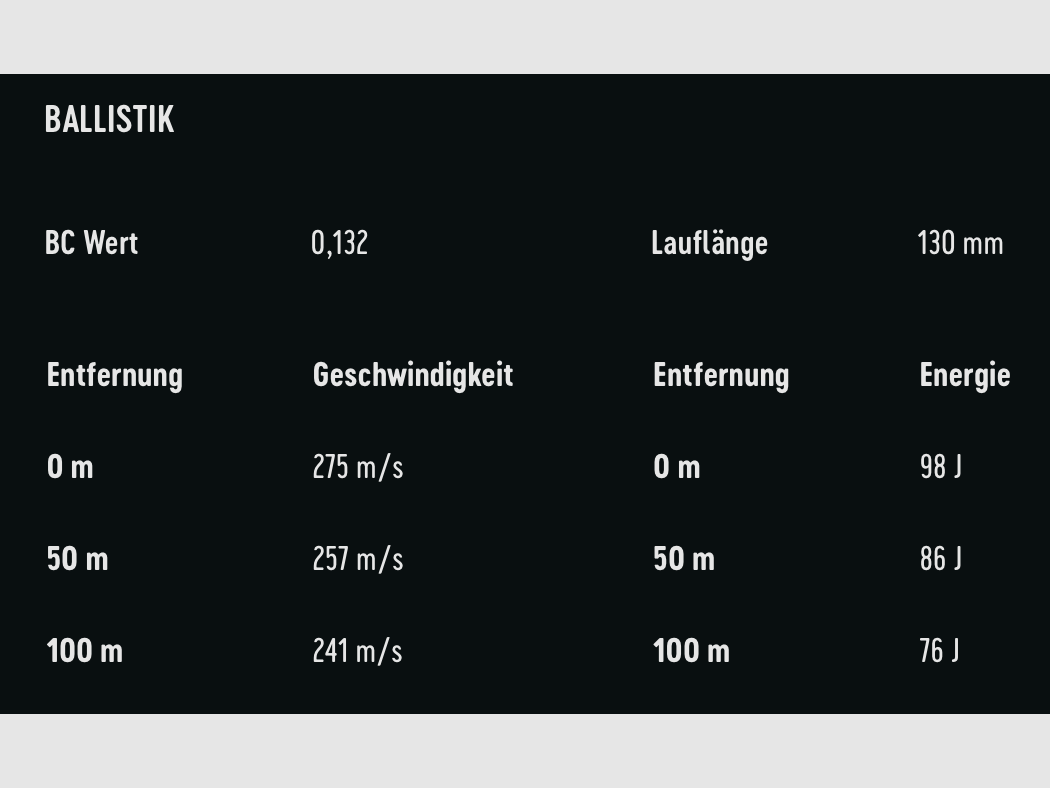 RWS 2132443 PISTOOL MATCH .22lr Topkwaliteit Pistoolmunitie 2,6g 40gr Professionele Lijn
