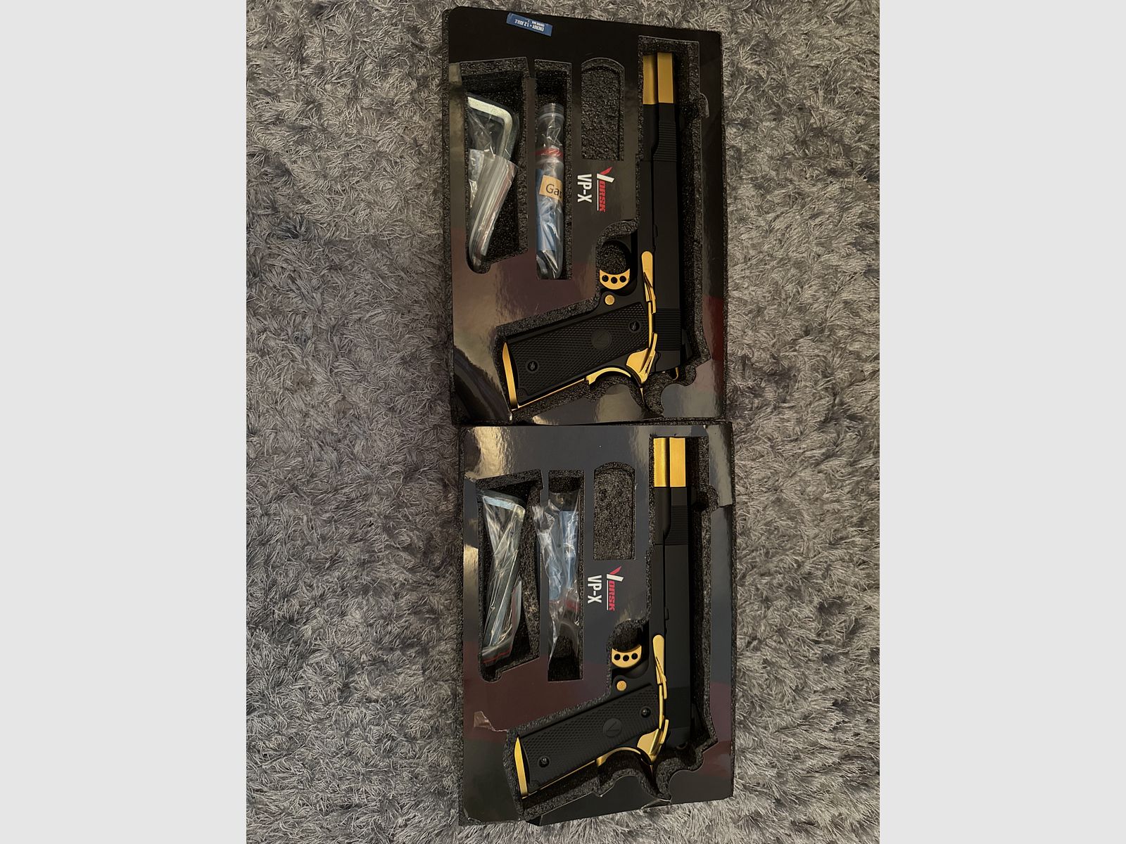 Vorsk Airsoft VP-X 1911 metal completo GBB 6mm BB Gold Match