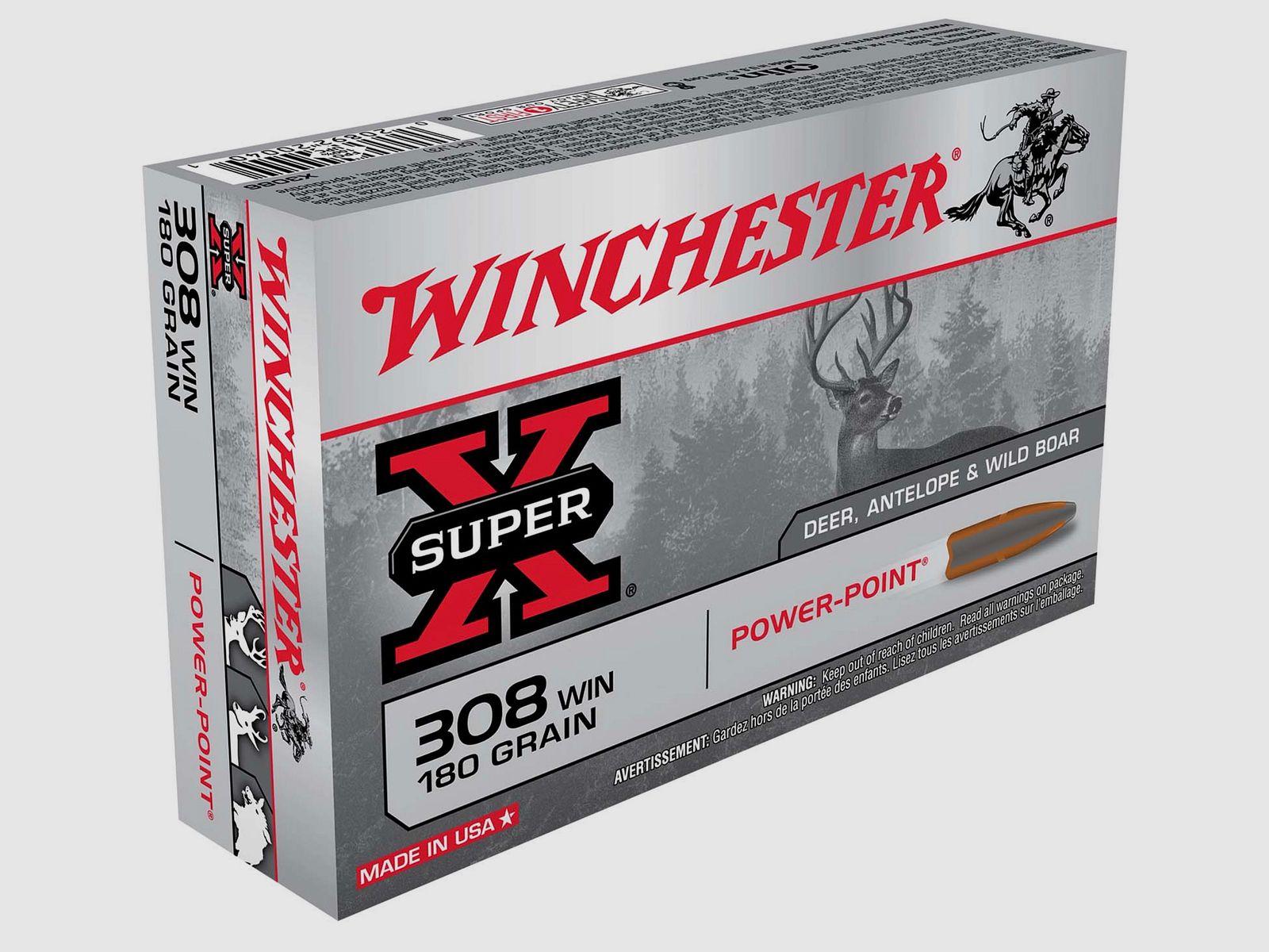 WINCHESTER 44151004 .308 Win Power Point 11,66 g 180 gr
