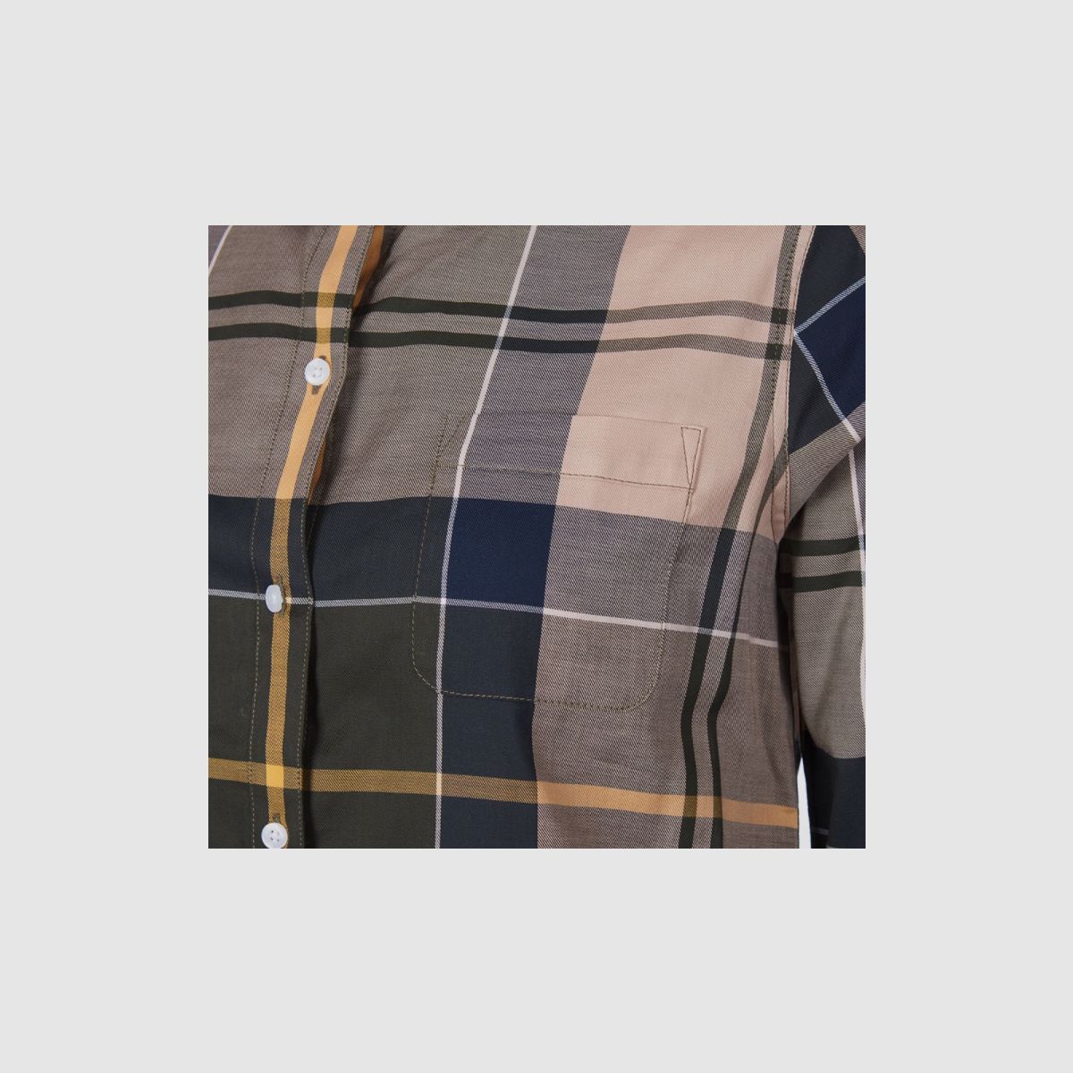 BARBOUR Homeswood Bluse Olive Check