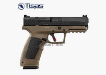 Pistolet TISAS PX-9 Duty GEN 3 Cal 9x19 mm Bicolore Noir/Fde
