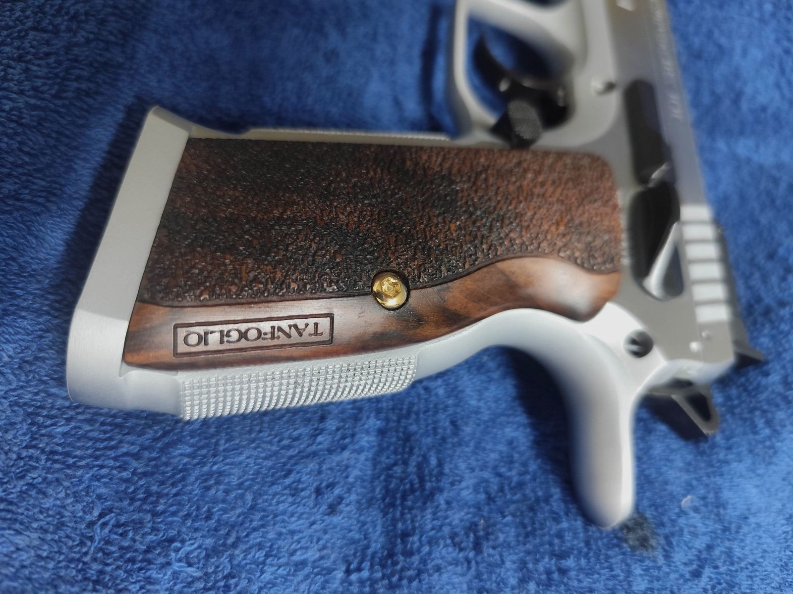 ❗Tanfoglio Stock I II III CZ CZ 75, Shadow Griffschalen Schrauben 24K Karat echt vergoldet