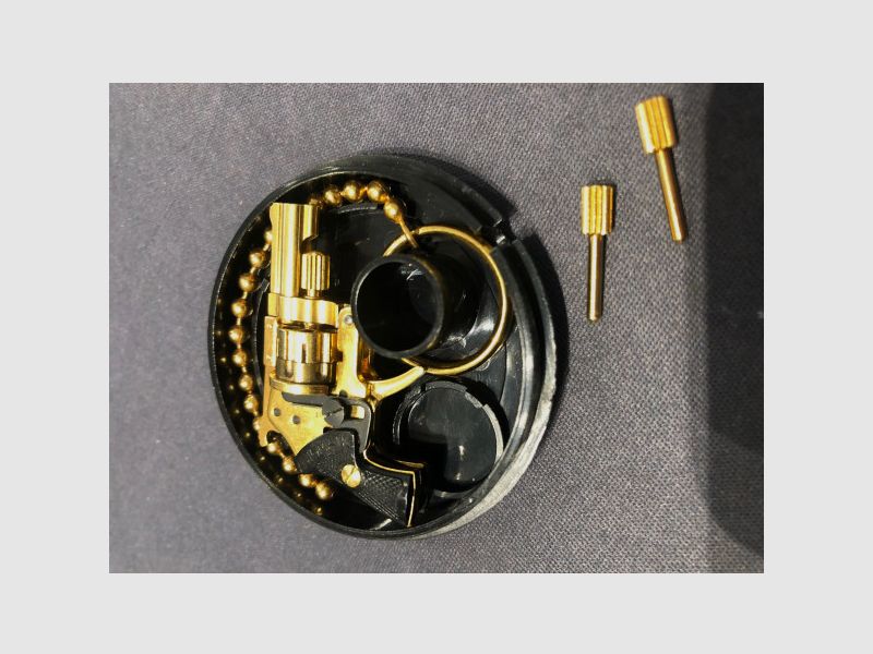 IM KUNDENAUFTRAG - REVOLVER XYTHOS AUTOMATIC MINI - 2MM - 24 KARAT VERGOLDET