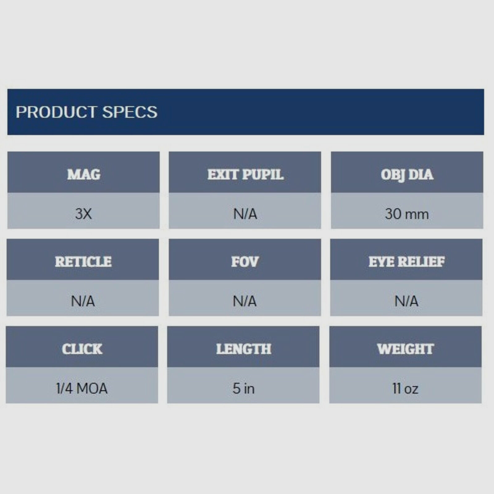 Sun Optics USA Magnifier 3x mit Montagering