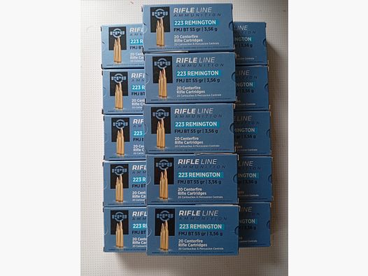 .223 Remington PPU 55gr.