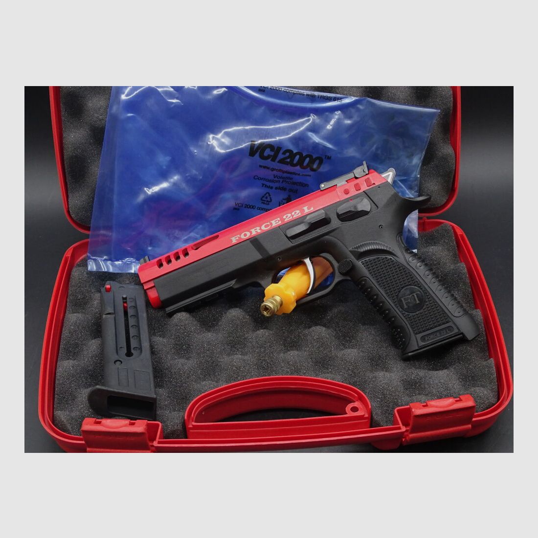Tanfoglio Force 22 L Red Slide Kaliber .22lr Force 22 L