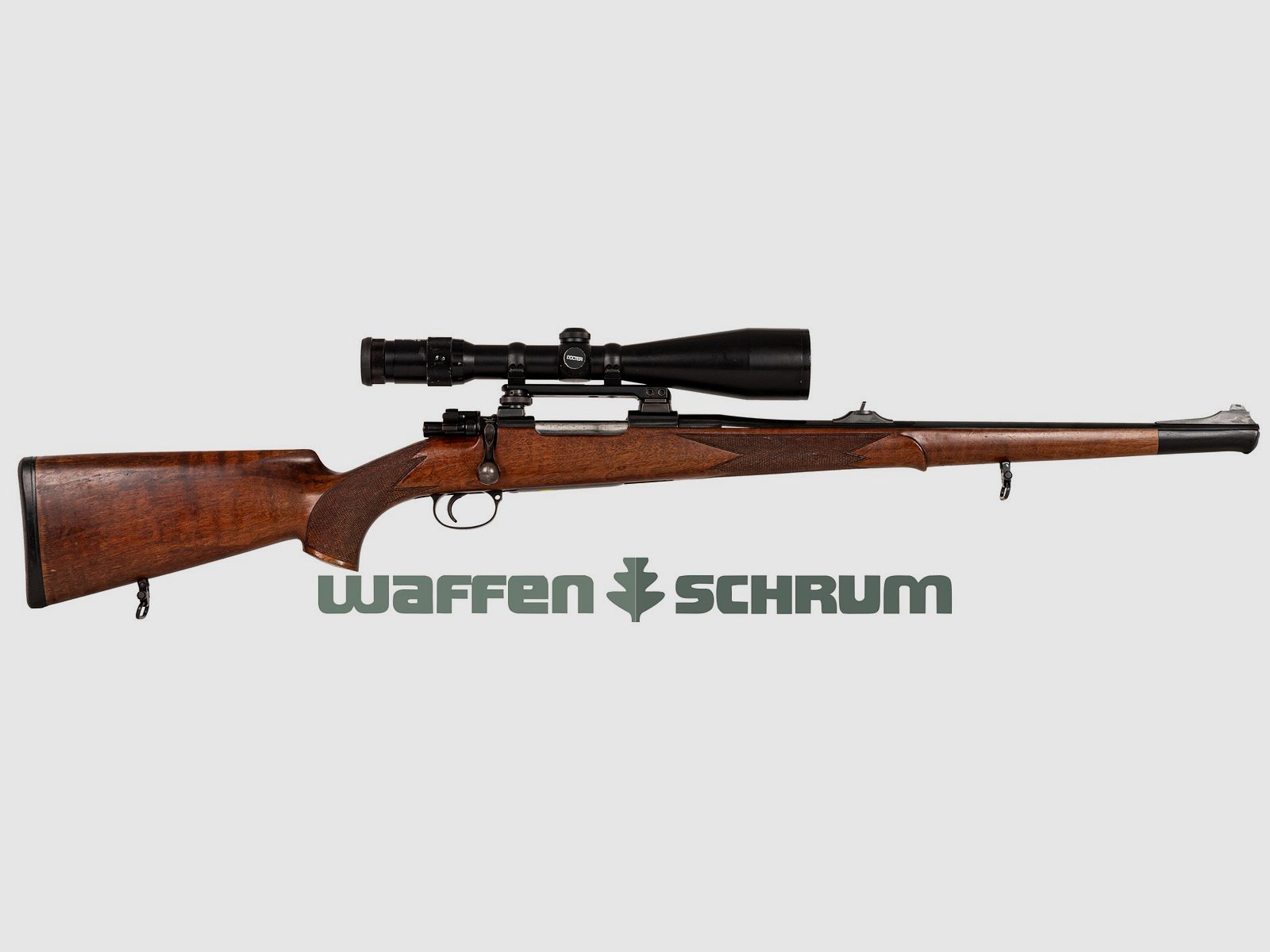 Mauser Mod. 98 Original , ZF DOCTER VZF 3-12x56 M Abs. 1, Brückenschwenkmontage .308Win