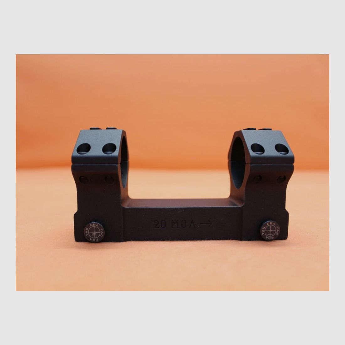 Bloque de montaje QD Recknagel Era-Tac 34mm (T4014-2023) con palanca, inclinación de 20MOA, altura=23mm para perfil Picatinny