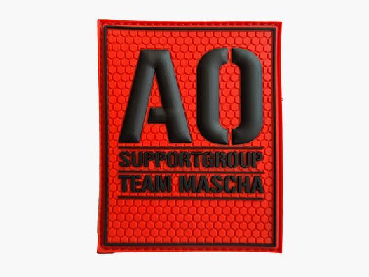 AO-Supporter" patch (Team Mascha, red)