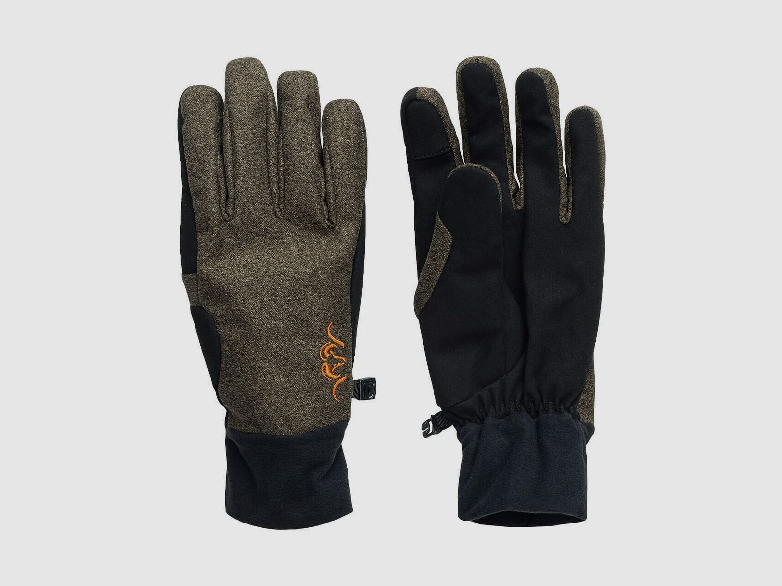 BLASER VINTAGE HANDSKER, OLIVE - BLACK