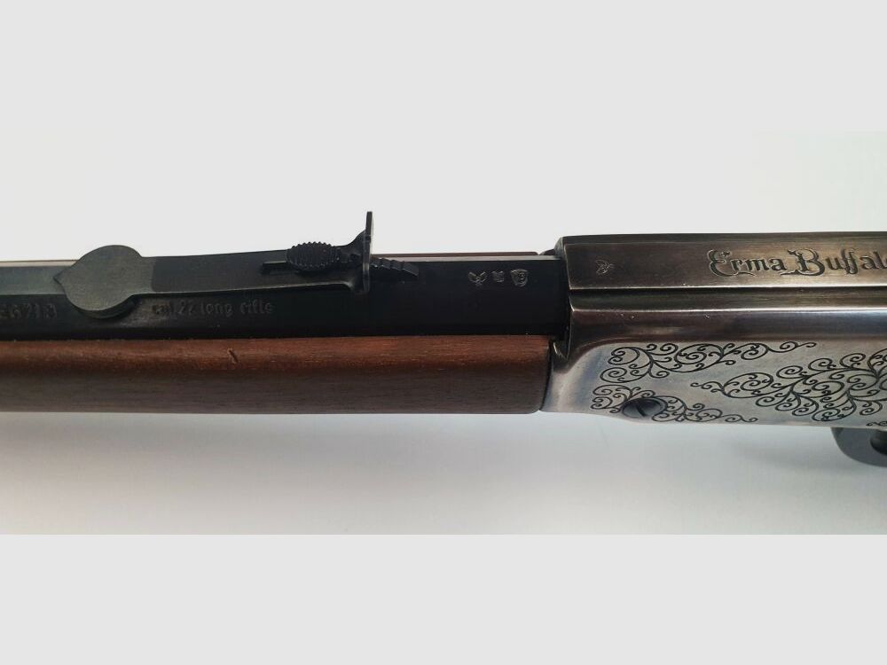 Erma !!Collector's item!! Lever-action repeater Erma Model EG71B "Buffalo" rifle in .22Lr