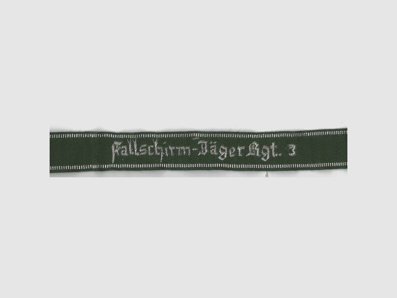 Ärmelband "Fallschirm-Jäger Rgt. 3" Repro !!!