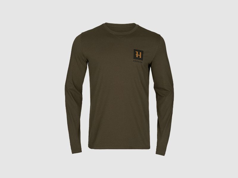Härkila Gorm L/S T-shirt Hombres Willow Green XL