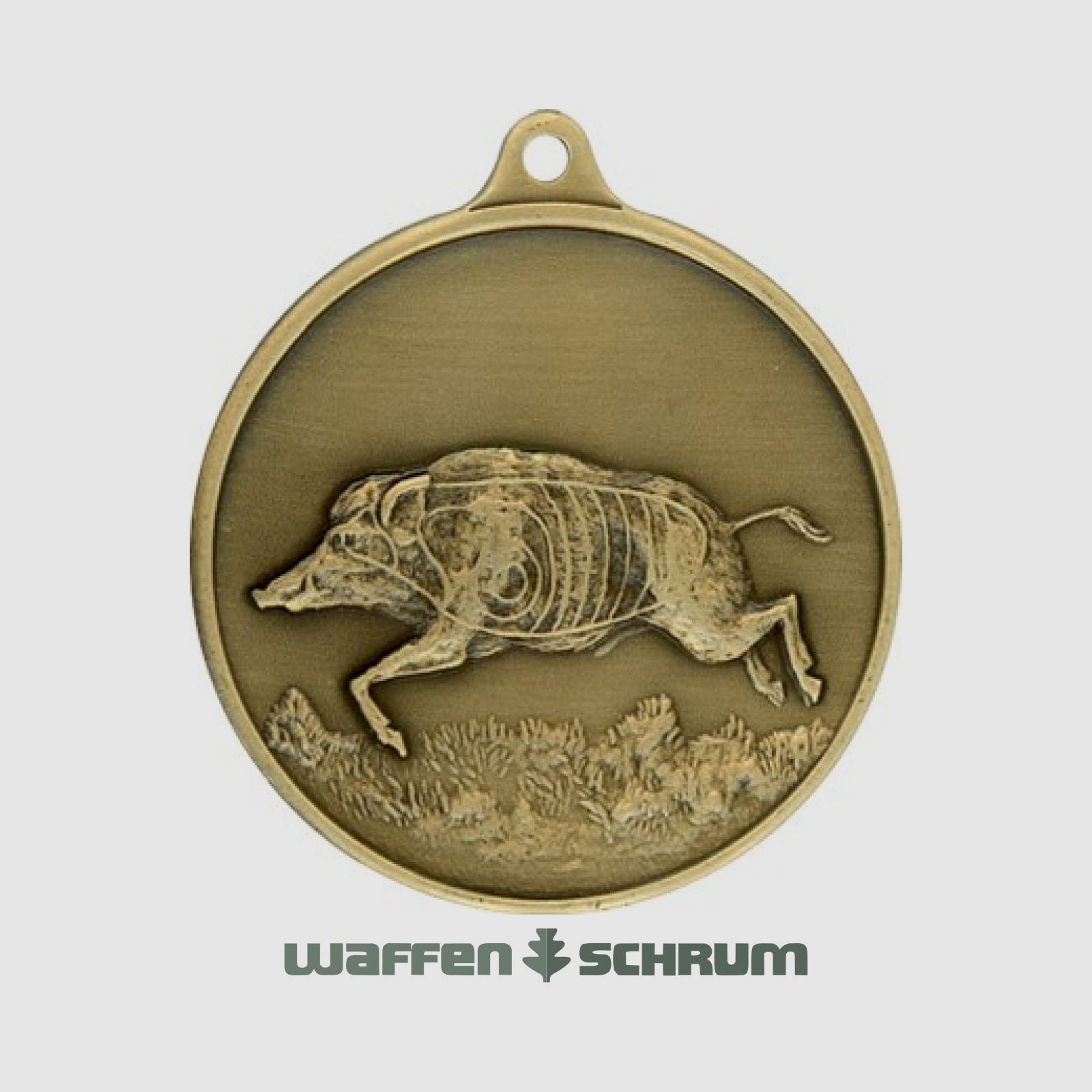 Steinhauer&Lück Jagdmedaille Keiler 40 mm bronze