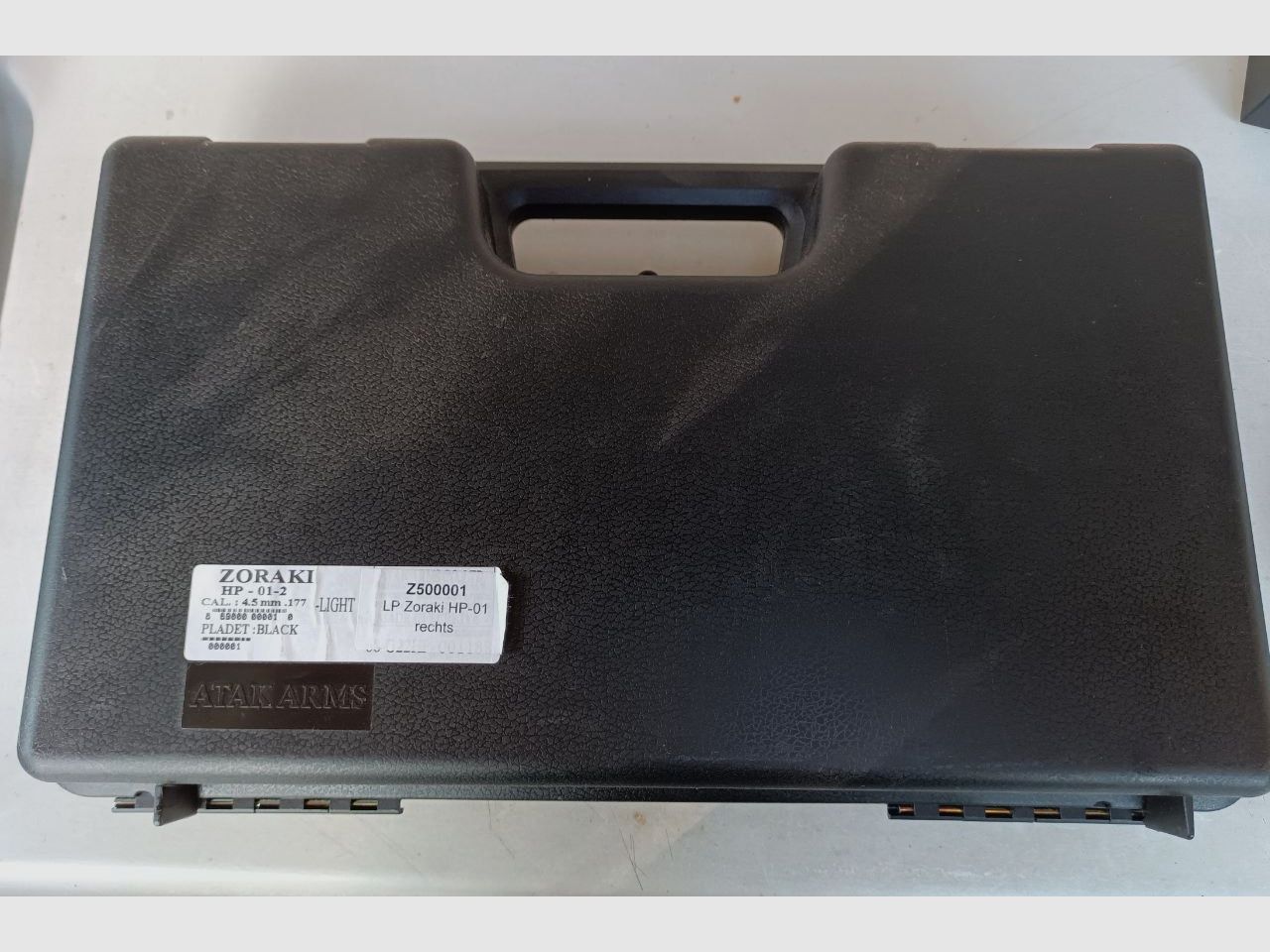 Zoraki HP 01 precompression con mirino Red Dot munizioni scatola di raccolta pallini bersagli