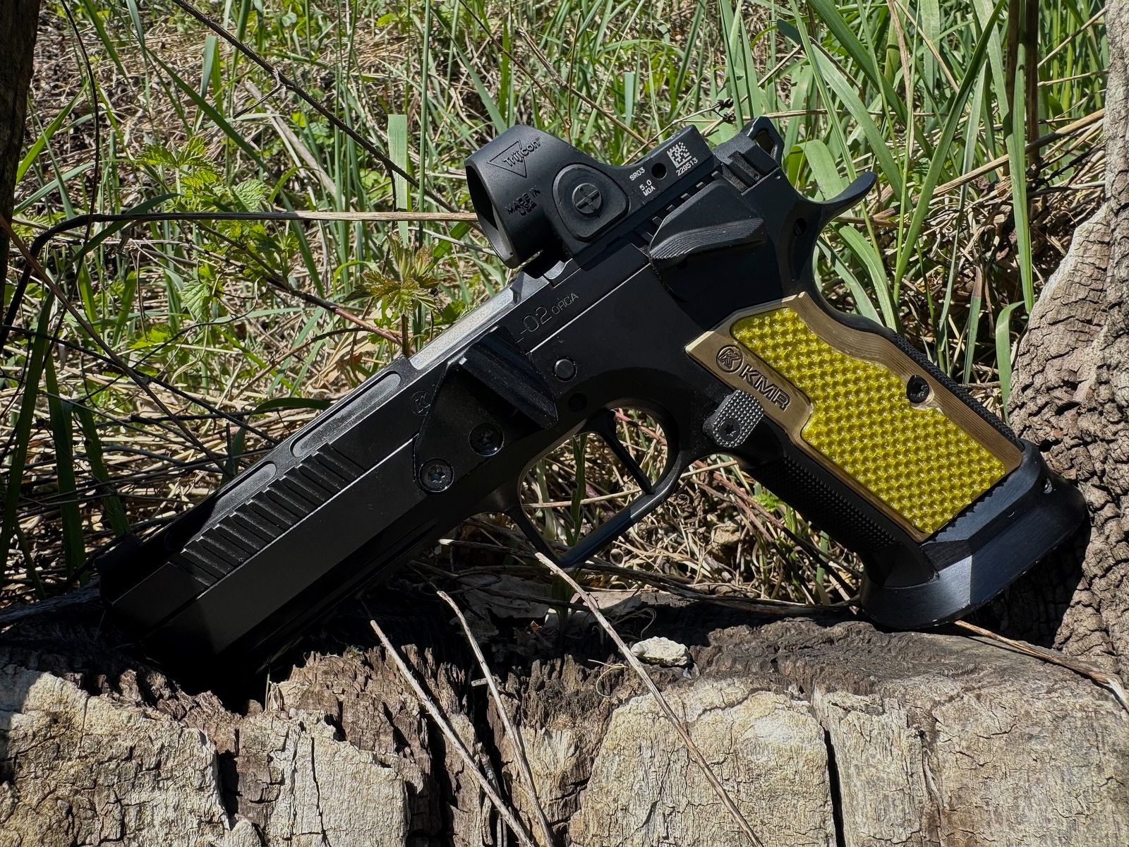 GRIPS KMR LP MODULAR SANDPAPER BRASS SHORT | L-02 ORCA / L-02 EMIQ / L-02 SPECTRA, Bild 2 von 3