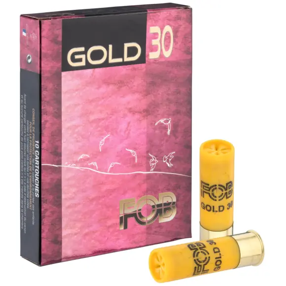 Jagdbüchsenpatrone Fob Gold 30 Kaliber 20/70, Bild 1 von 4