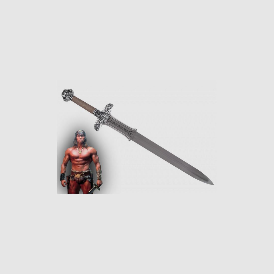 Conan Atlantean Schwert, silberfarben, Marto