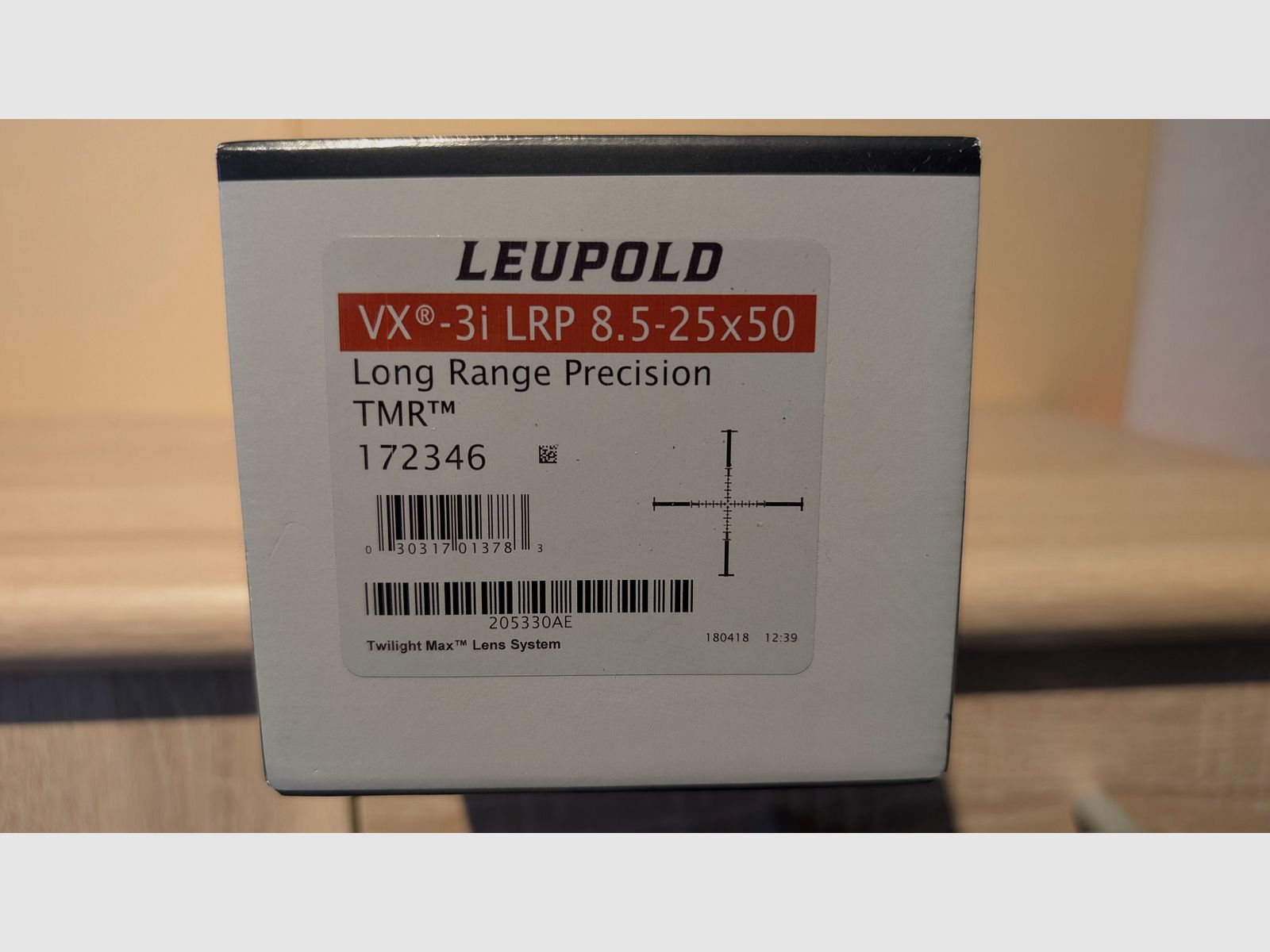 🔹 À vendre : Leupold ZF VX-3i LRP 8.5–25x50 TMR – comme neuf 🔹