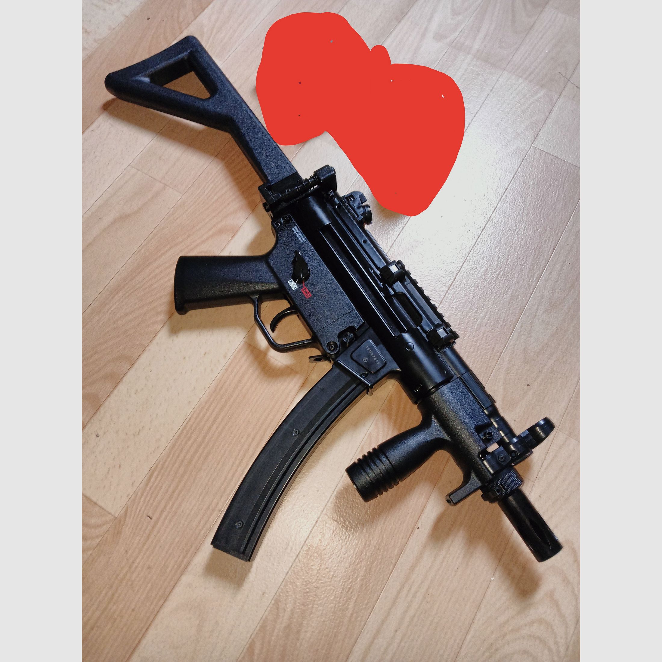 Heckler & Koch MP5K-PDW CO2 4,5mm BB  blowback neuwertig TOP