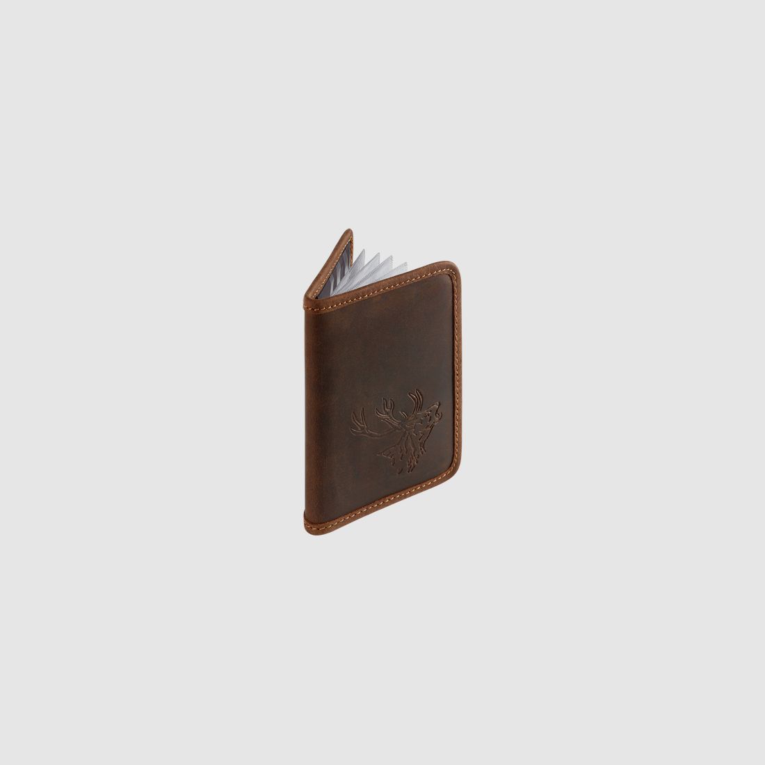 Fritzmann Jagdschein-Etui Hirsch Leder Braun