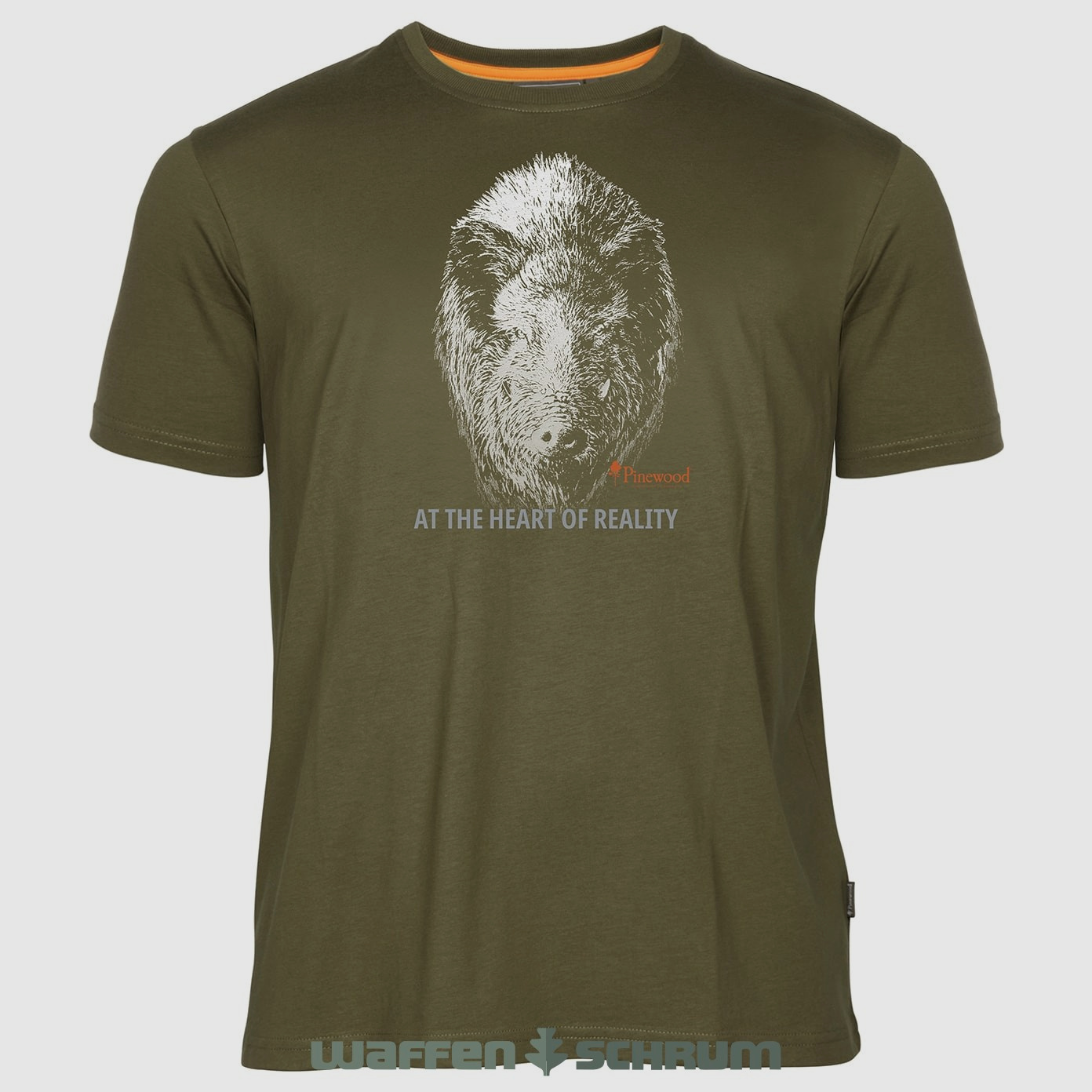 Pinewood T-Shirt Wildboar H. Olive