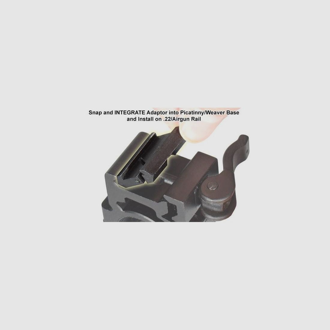 Weaver-adapter voor 11mm rail, afbeelding 5 van 6