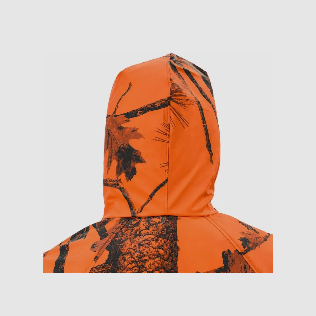 Waterproof Rain Jacket Treeland Camo Orange Blaze M to 4XL, image 5 of 10