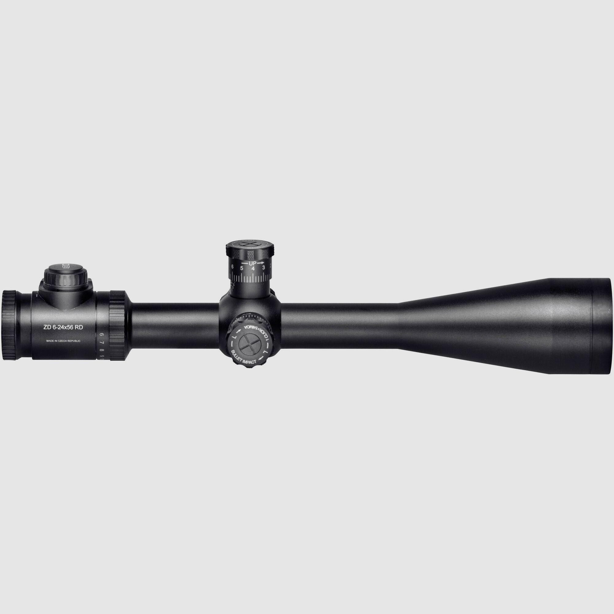 Meopta Zielfernrohr ZD 6-24x56 RD Absehen Mil-Dot 2 Absehen mit 1/4 MOA-Verstellung