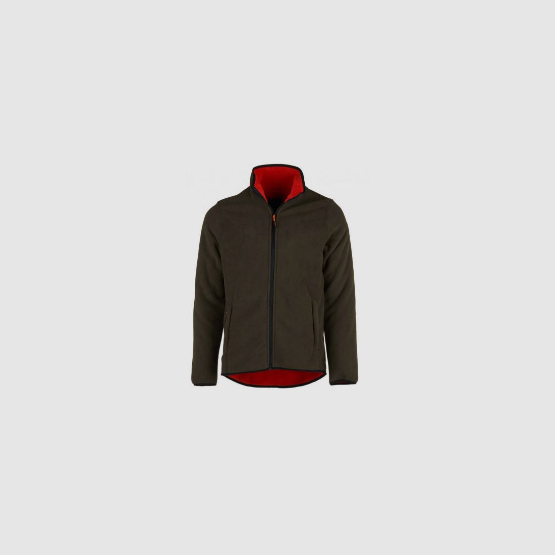 Univers Pile-Fleecejacke grün und orange Modell Dubbed Art. 94339 392, Bild 1 von 4