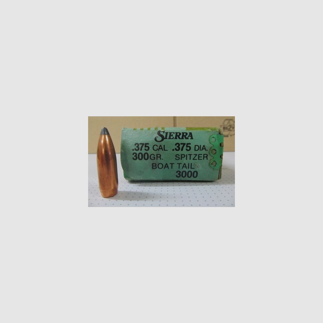 Sierra .375 Cal. 300 grs. Spitzer Boat Tail