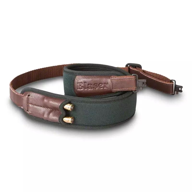 Blaser tracolla per fucile in neoprene verde scuro