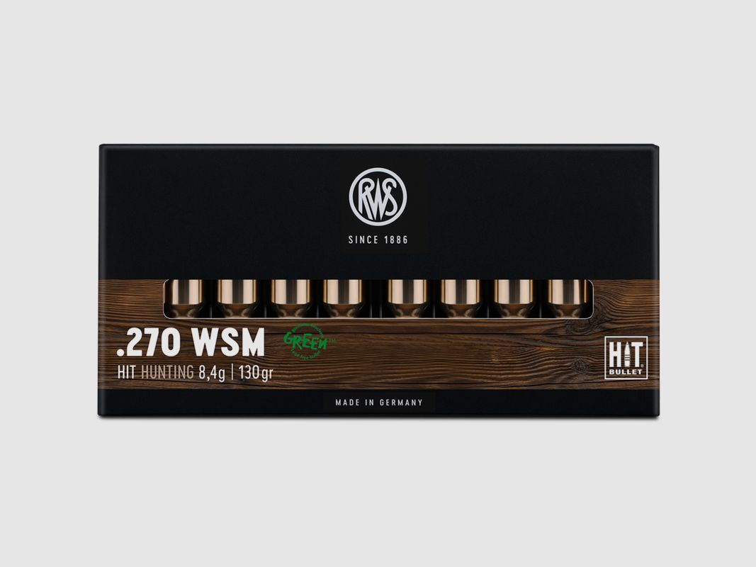 RWS 270 WSM HIT 130grs, Bild 1 von 2