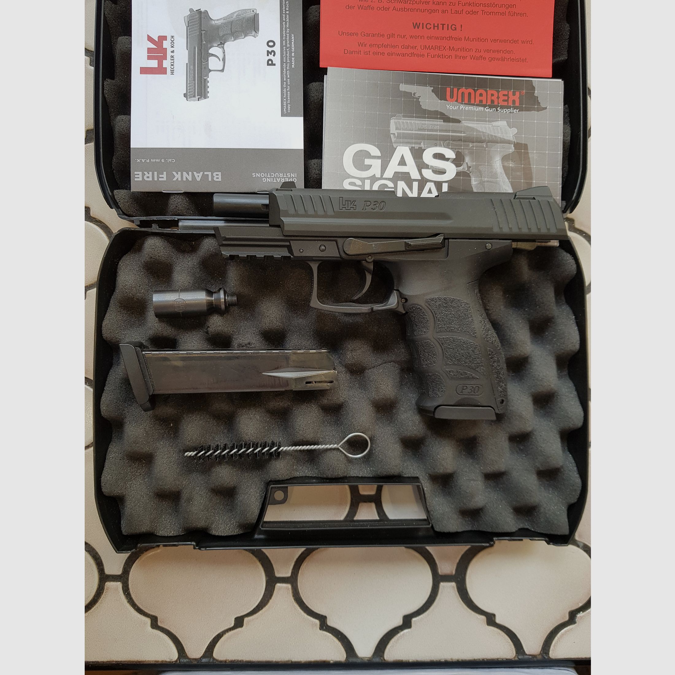 Heckler & Kock P30 PAK, Neu und unbeschossen.