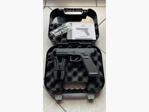 Glock 17 Gen 5 9mm P.A.K. Erste Edition Umarex - Neuzustand - mit originalem Glock Koffer und Zubehör (Vollständiges Set)