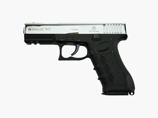 Zoraki 917 blank firing gun 9mm chrome