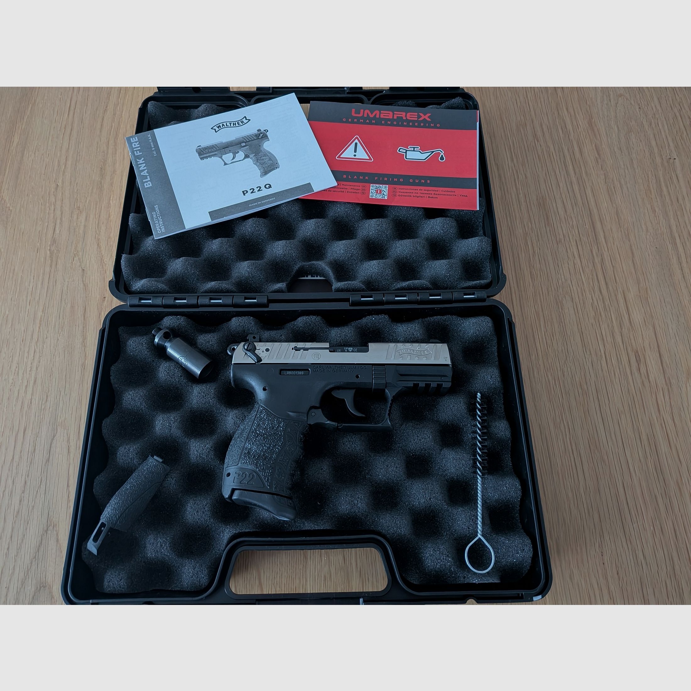 Walther P22Q Nickel 9mm P.A.K. ++ NOWY++P 22 Q Pistolet alarmowy
