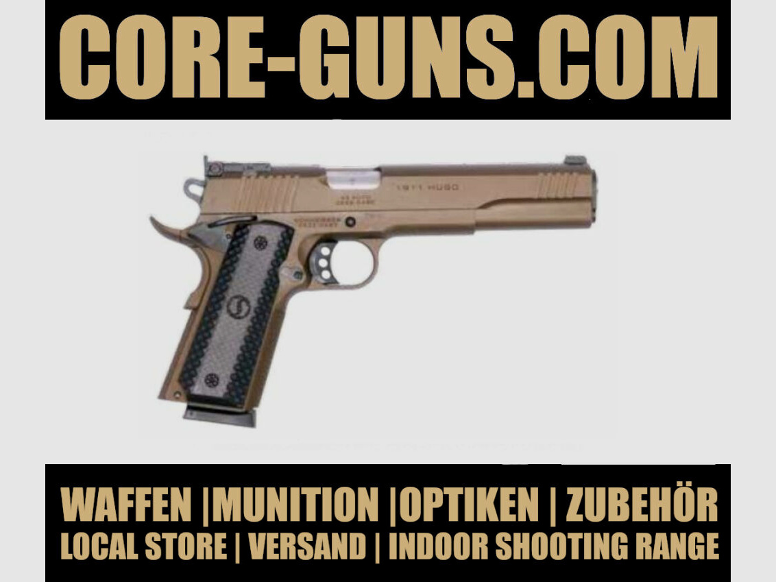 Schmeisser Hugo 1911 6" Kaliber 45ACP halbautomatische Pistole Thunder Bronce - sofort verfügbar UVP: 1799€
